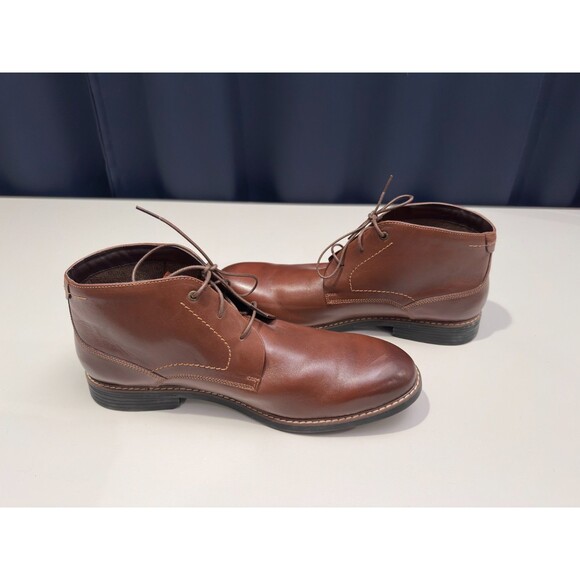 Rockport Classic Break Chukka Boot V81656 Brown Leather Men\'s US 16 W  Excellent main image 10